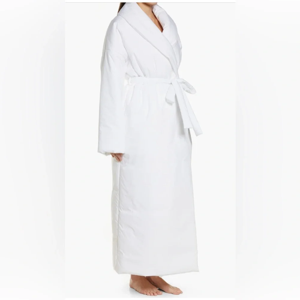 SOLD SKIMS COTTON DUVET ROBE, Size XXS, $475 - Picture 7 of 14